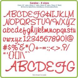 Caralee BX Font - Various Sizes - Download Only
