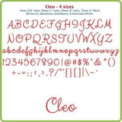 Cleo BX Font - Various Sizes - Download Only
