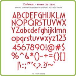 Cristovan 15mm BX Font - Download Only