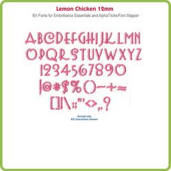 Lemon Chicken 12mm BX File - Download Only