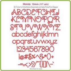 Mandy 12mm BX Font - Download Only