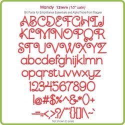 Mandy 12mm BX Font - Download Only