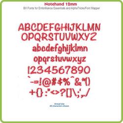 Notehand 12mm BX File - Download Only