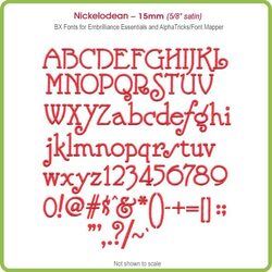Nickelodean 15mm BX Font - Download Only