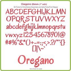 Oregano 25mm BX Font - Download Only