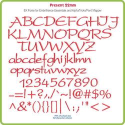 Present 22mm BX File - Download Only