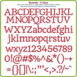 Quando BX Font - Various Sizes - Download Only