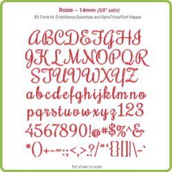 Rosie 14mm BX Font - Download Only
