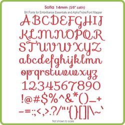 Sofia 14mm BX Font - Download Only