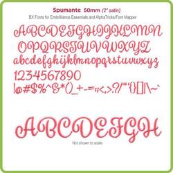 Spumante 50mm BX Fonts for Embrilliance Essentials  and Alpha Tricks - Download Only