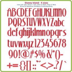Stoney Island BX Font - Various Sizes - Download Only