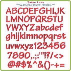 Tekton BX Font - Various Sizes - Download Only