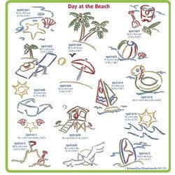Day at the Beach by Lindee Goodall