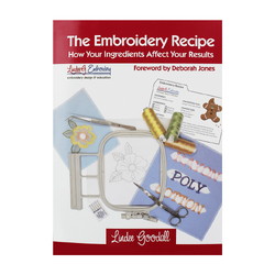 The Embroidery Recipe book by Lindee Goodall - Printed Book & CD