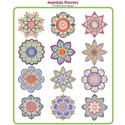 Mandala Flowers by Lindee Goodall