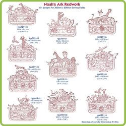 Noah's Ark Redwork