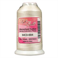 Softlight MC3-004 Mercerised Cotton 3000m Embroidery Thread