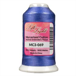 Softlight MC3-069 Mercerised Cotton 3000m Embroidery Thread