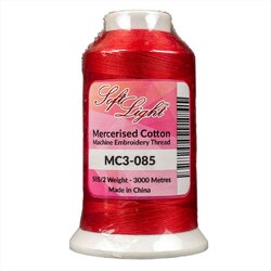 Softlight MC3-085 Mercerised Cotton 3000m Embroidery Thread