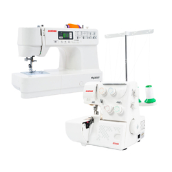 Janome Sewing & Overlocker Combo - DC2030 & 8004D 