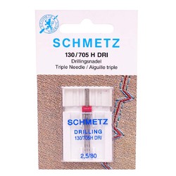 Schmetz Triple Needle Size 2.5mm/80