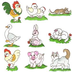 Cute Animal Friends (10 designs) by Outback Embroidery - Download