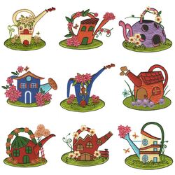 Watering Cans (10 designs) by Outback Embroidery - Download