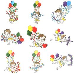 Cupids in Training (10 designs) by Outback Embroidery - Download