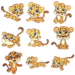 Baby Cheetahs (10 designs) by Outback Embroidery - Download