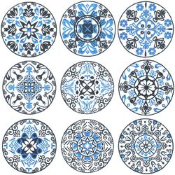 Turkish Circles (20 designs) by Outback Embroidery - Download