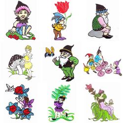 Fairies & Elves 2 (30 designs) by Outback Embroidery - Download