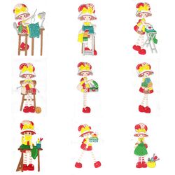 Embroidery Little Girl (10 designs) by Outback Embroidery - Download