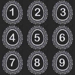 Lace Numbers (10 designs) by Outback Embroidery - Download