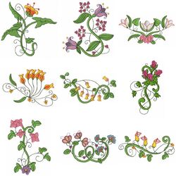 Beautiful garden (10 designs) by Outback Embroidery - Download