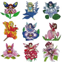Flower Fairies (10 designs) by Outback Embroidery - Download
