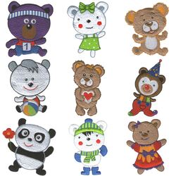 Toy Teddy Bears (10 designs) by Outback Embroidery - Download
