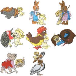 Miss Kitty and friends (16 designs) by Outback Embroidery - Download