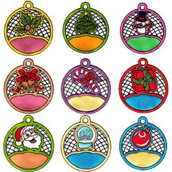 Christmas Hangers (10 designs) by Outback Embroidery - Download