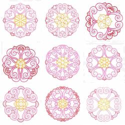 Circle Hearts (10 designs) by Outback Embroidery - Download