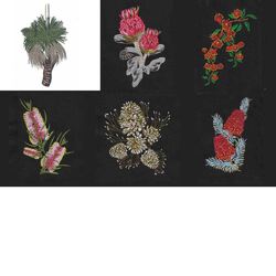 Australian Natives Wildflowers (6 designs) by Outback Embroidery - Download