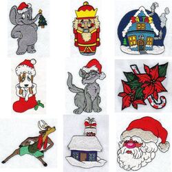 Christmas Fun (10 designs) by Outback Embroidery - Download