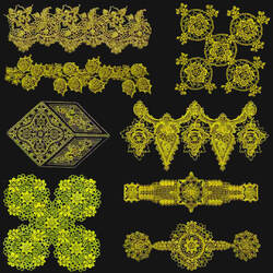 Golden Borders (25 designs) by Outback Embroidery - Download
