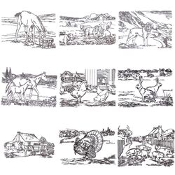Life on the Farm (12 designs) by Outback Embroidery - Download