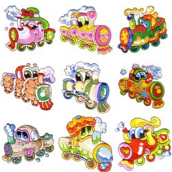 Toy Chest Trains (10 designs) by Outback Embroidery - Download