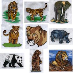 Wild Animals Collection (10 designs) by Outback Embroidery - Download