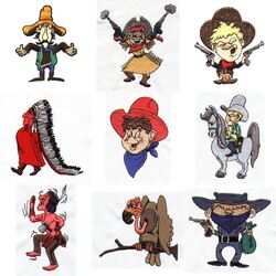 Wild West (12 designs) by Outback Embroidery - Download