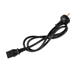 3pin Mains Plug to IEC C13 Female - 1m