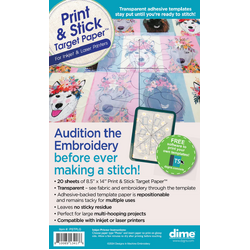 Print & Stick Target Paper (20 sheets)