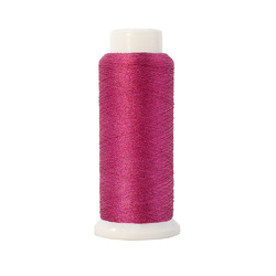 Softlight Metallic Pink Carnation 1500m Embroidery Thread