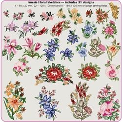 Aussie Floral Sketches by Dawn Johnson Download